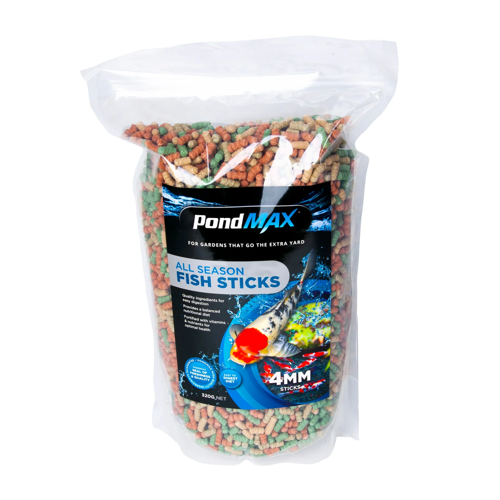 PondMAX All Season 4mm Fish Sticks 320g