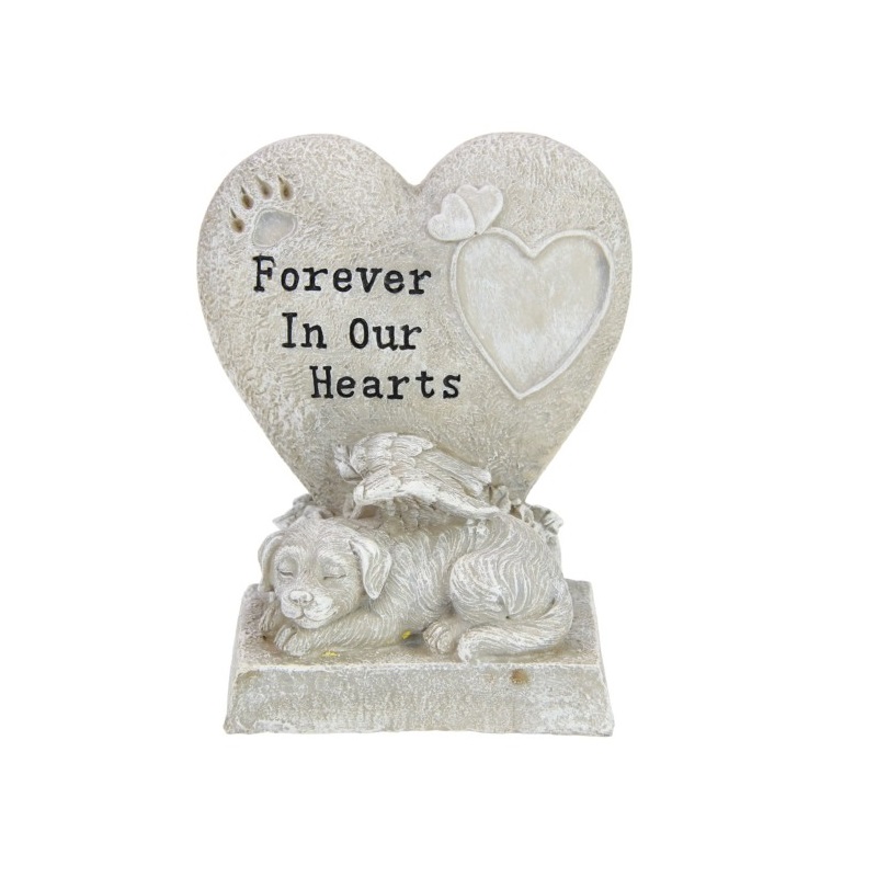 Memorial Dog w/Love Heart