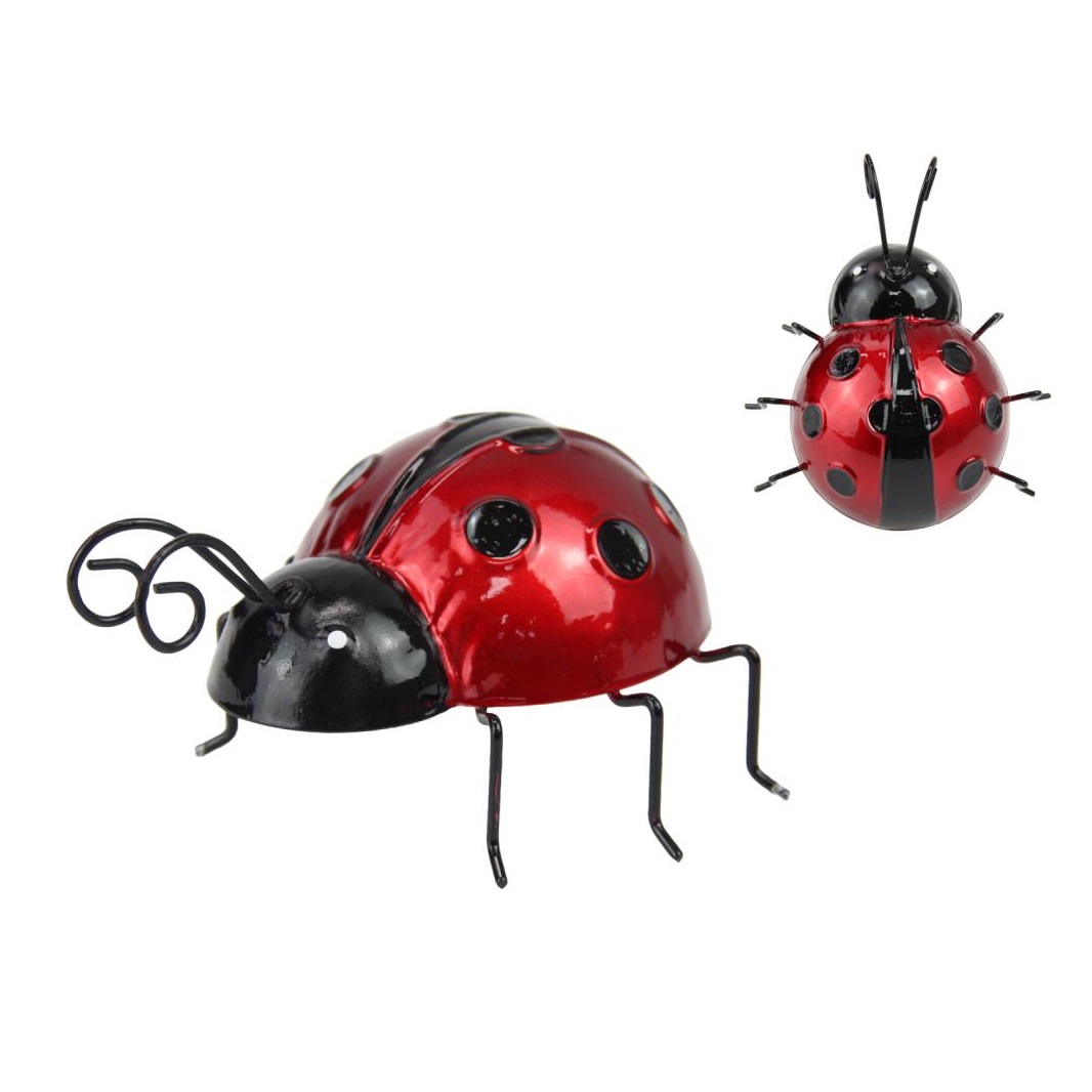 Metal Ladybug Wall Art