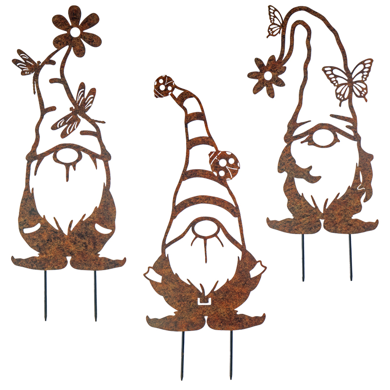 Nature Gnome Garden Stake