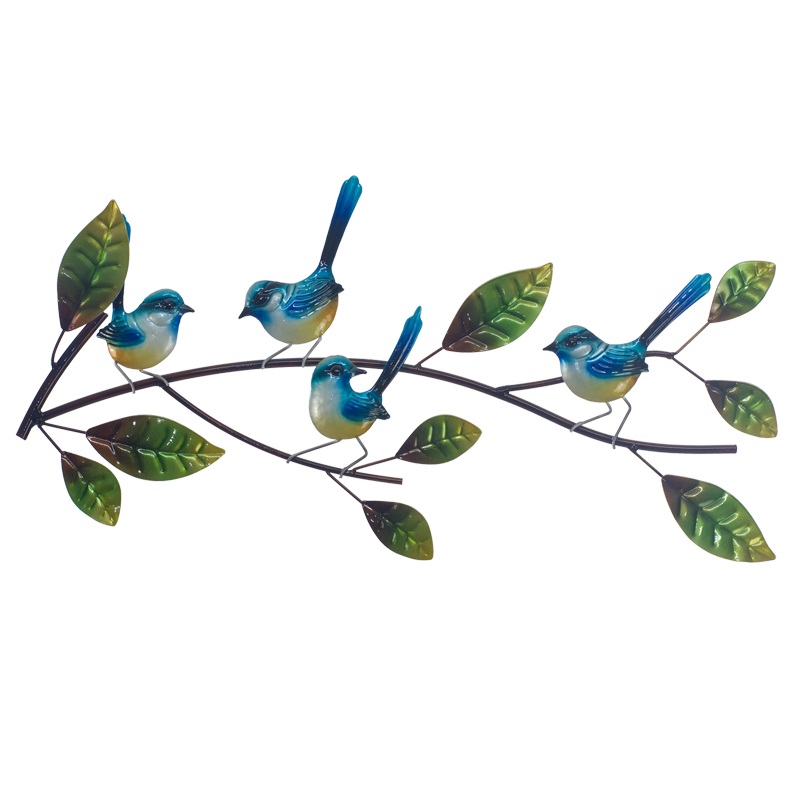 Blue Wrens on Branch Wall Art