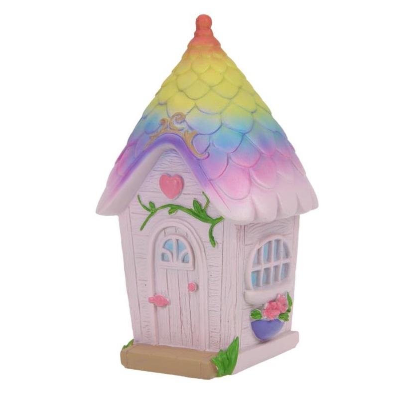 Rainbow Fairy Garden House