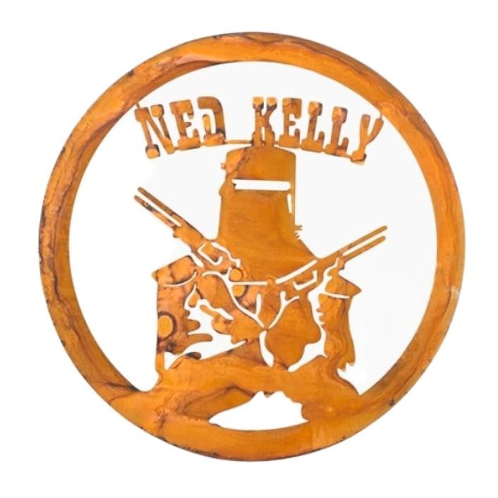 Ned Kelly Round Wall Art