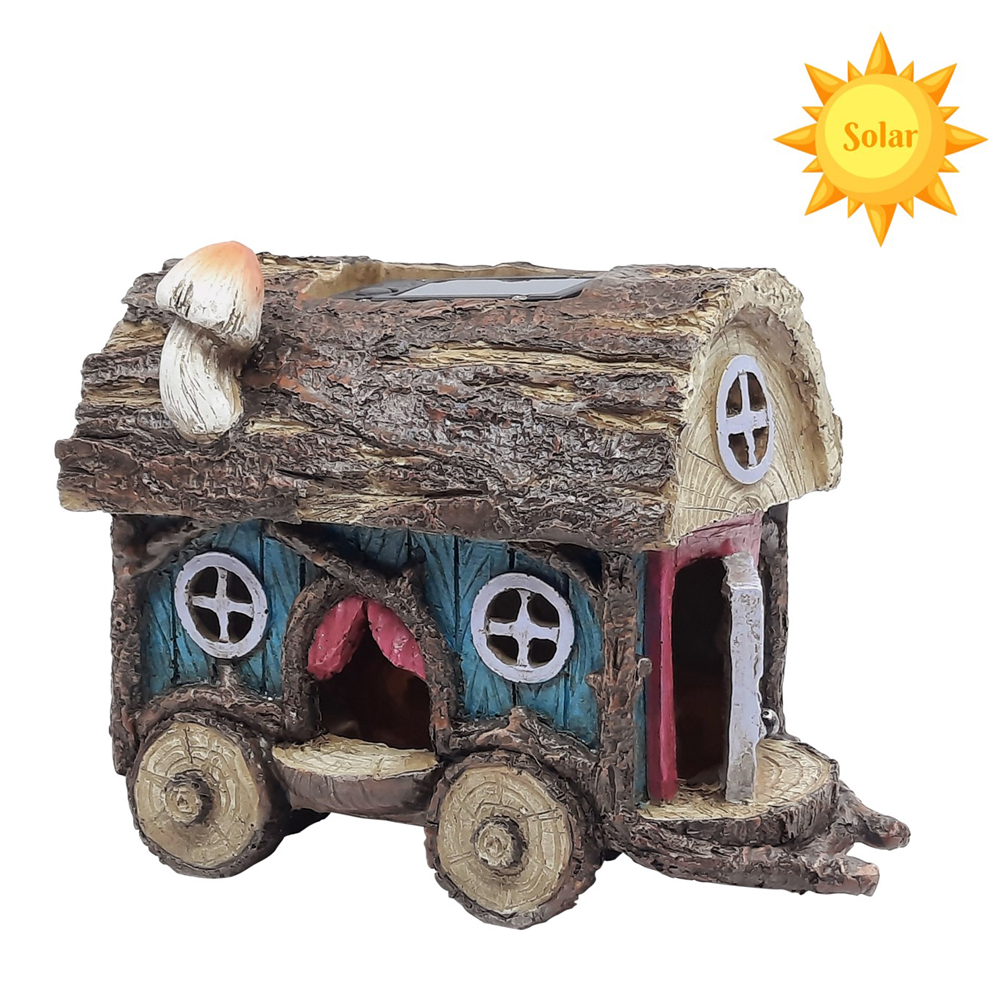 Solar Fairy Garden Caravan