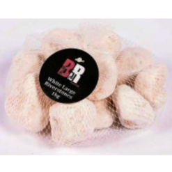 Large White River Stones 1kg Net Bag