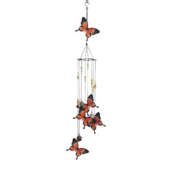 Monarch Butterfly Spiral Wind Chime