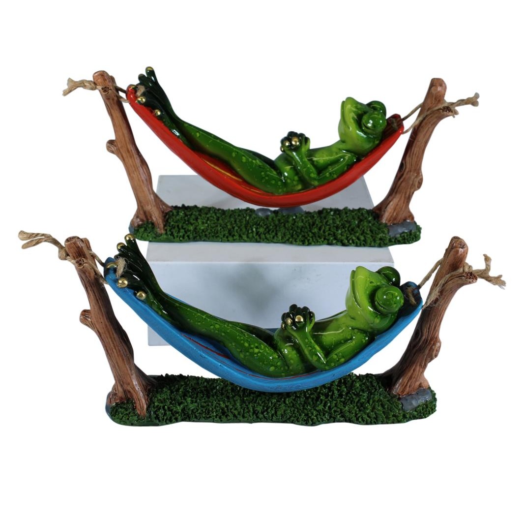 Sleeping Frog in Hammock