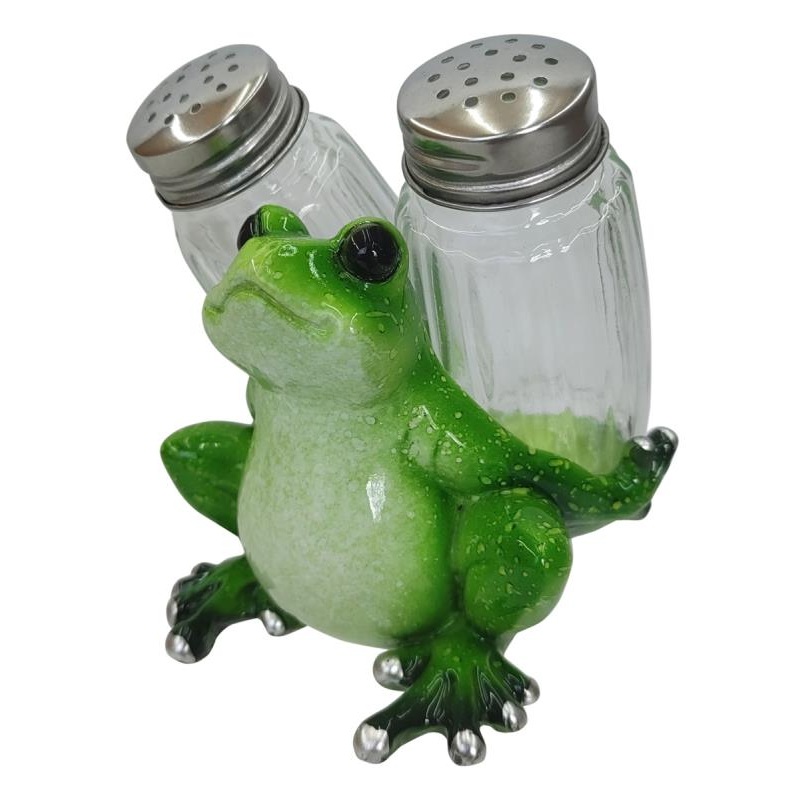 Frog Salt & Pepper Shaker Holder