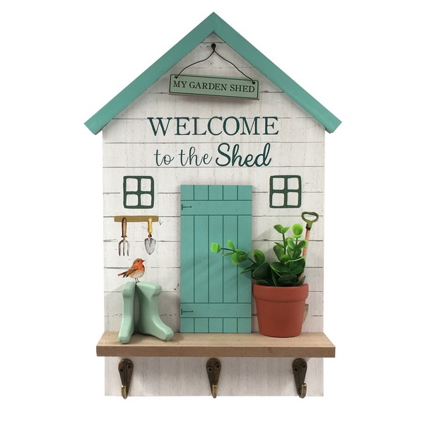 Key Rack w/Garden Shed Design