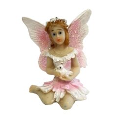 Sitting Fairy w/Dove