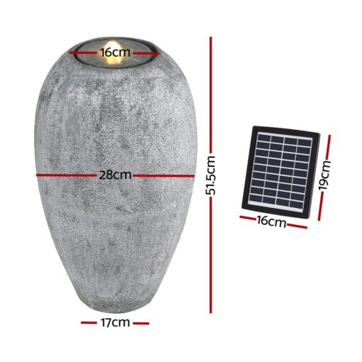 Solar Oval Water Feature - ONLINE ONLY!