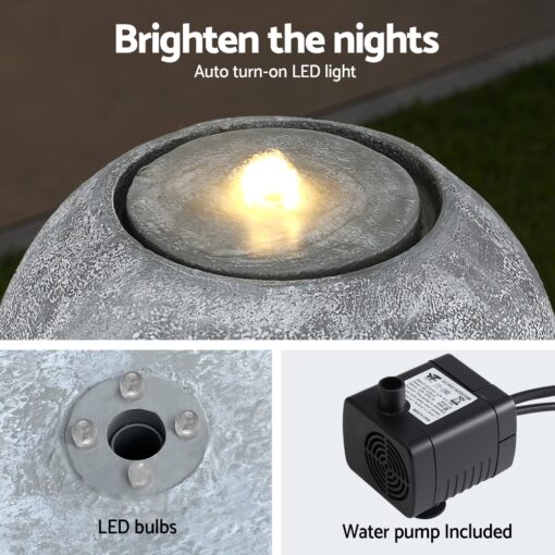 Solar Oval Water Feature - ONLINE ONLY!