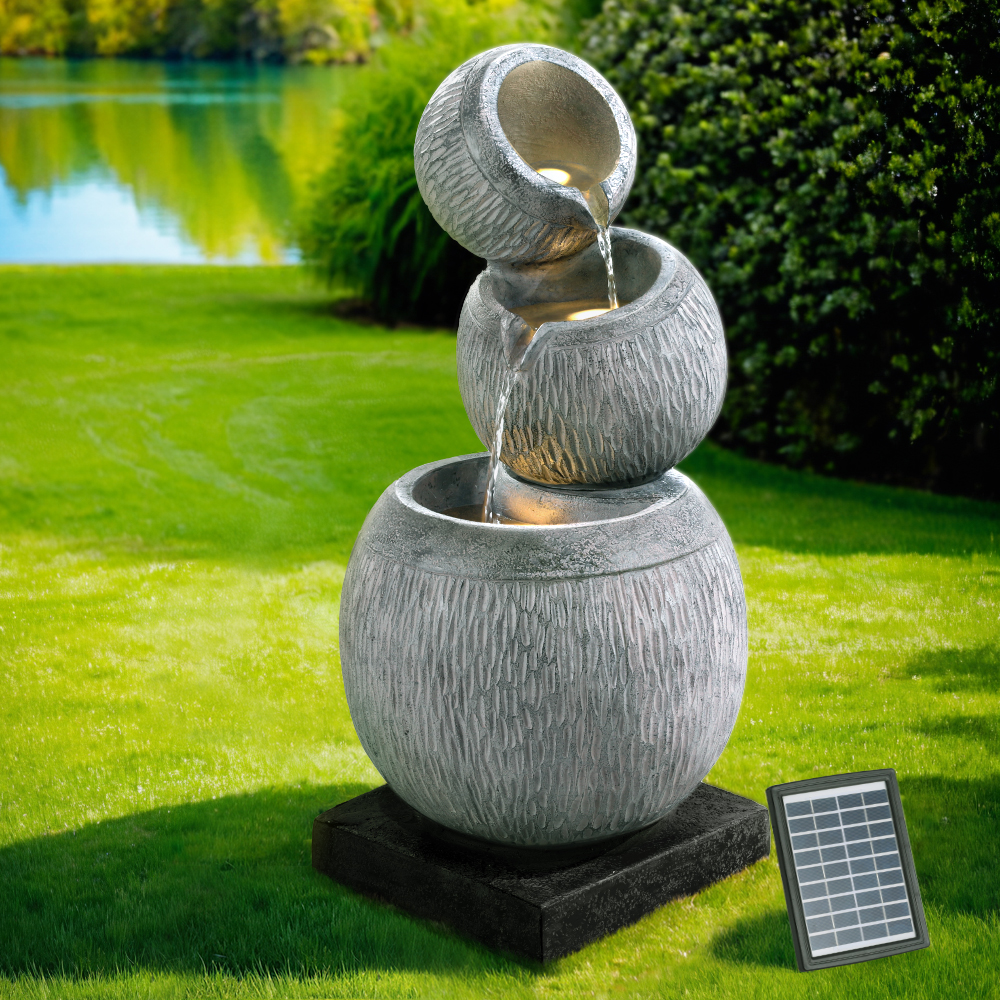 Solar Ball Grey Water Feature – ONLINE ONLY!