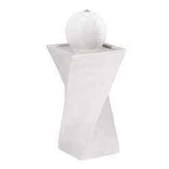 Solar Twist Column White Water Feature – ONLINE ONLY!
