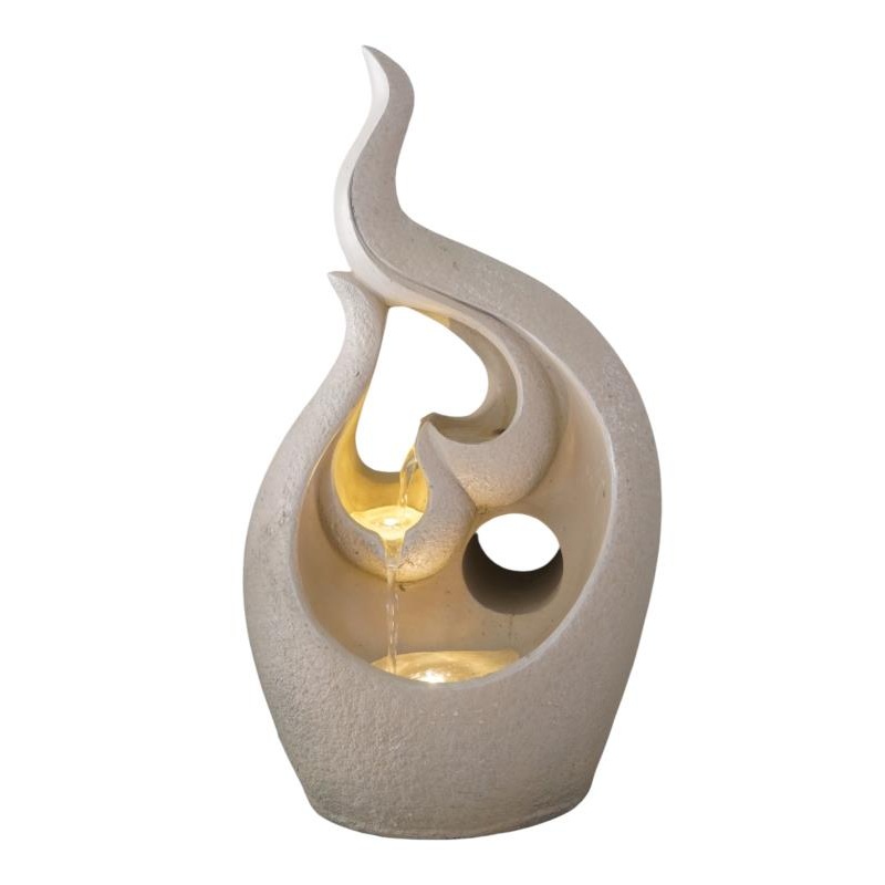 Cream Fountain with Swirls