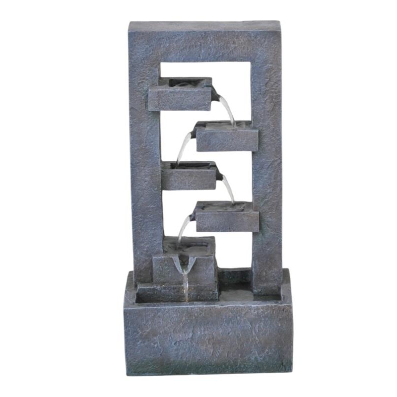 Charcoal Cascading Waterfall Fountain