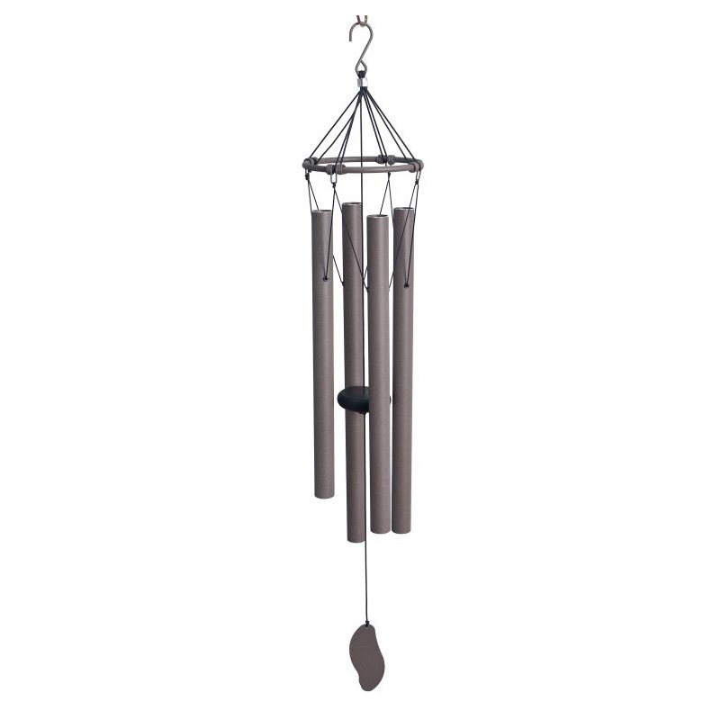 Sand Coloured Harmonious 4 Tube Chime